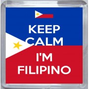 Keep Calm I'm Filipino - Small Coaster