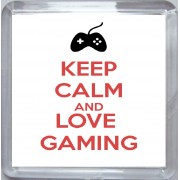 Keep Calm and Love Gaming - Small Coaster