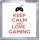Keep Calm and Love Gaming - Small Coaster