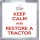 Keep Calm and Restore a Tractor - Small Coaster
