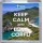 Keep Calm and Love Corfu - Small Coaster