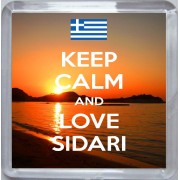 Keep Calm and Love Sidari - Small Coaster