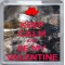 Keep Calm and be My Valentine - Small Coaster