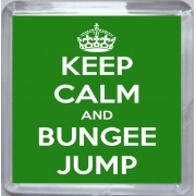 Keep Calm and Bungee Jump - Small Coaster