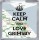 Keep Calm and Love Grimsby - Small Coaster