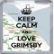 Keep Calm and Love Grimsby - Small Coaster
