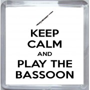 Keep Calm and Play the Bassoon - Small Coaster