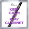 Keep Calm and Play Clarinet - Small Coaster