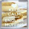 Keep Calm and Love English Muffins - Small Coaster