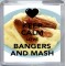 Keep Calm Love Bangers and Mash - Small Coaster