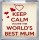 Keep Calm You're the World's Best Mum - Small Coaster