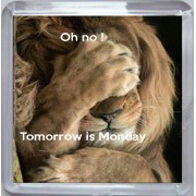 Oh no ! Tomorrow is Monday - Small Coaster