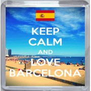 Keep Calm and Love Barcelona - Small Coaster