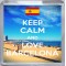Keep Calm and Love Barcelona - Small Coaster