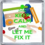 Keep Calm and Let me Fix It - Small Coaster