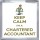 Keep Calm I'm a Chartered Accountant - Small Coaster
