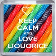 Keep Calm and Love Liquorice - Small Coaster