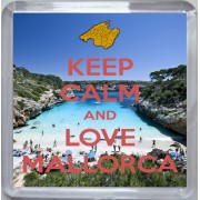 Keep Calm and Love Mallorca - Small Coaster