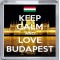 Keep Calm and Love Budapest - Small Coaster