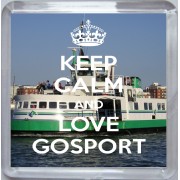 Keep Calm and Love Gosport - Small Coaster