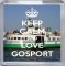 Keep Calm and Love Gosport - Small Coaster