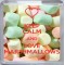 Keep Calm and Love Marshmallows - Small Coaster