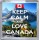 Keep Calm and Love Canada - Small Coaster