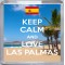 Keep Calm and Love Las Palmas - Small Coaster