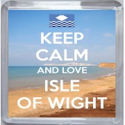 Keep Calm and Love Isle of Wight - Small Coaster