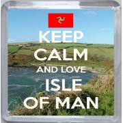 Keep Calm and Love Isle of Man - Small Coaster