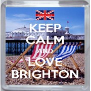 Keep Calm and Love Brighton - Small Coaster
