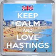 Keep Calm and Love Hastings - Small Coaster
