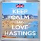 Keep Calm and Love Hastings - Small Coaster