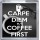 Carpe Diem But Coffee First - Small Coaster