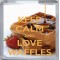 Keep Calm and Love Waffles - Small Coaster