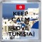 Keep Calm and Love Tunisia - Small Coaster