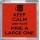 Keep Calm and Make Mine a Large One - Small Coaster