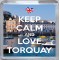 Keep Calm and Love Torquay - Small Coaster
