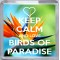 Keep Calm and Love Birds of Paradise - Small Coaster