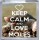 Keep Calm and Love Moles - Small Coaster