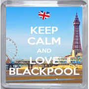 Keep Calm and Love Blackpool - Small Coaster