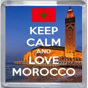 Keep Calm and Love Morocco - Small Coaster