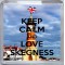 Keep Calm and Love Skegness - Small Coaster