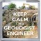 Keep Calm I'm a Geologist Engineer - Small Coaster