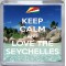 Keep Calm and Love the Seychelles - Small Coaster