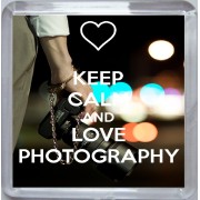 Keep Calm and Love Photography - Small Coaster