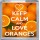 Keep Calm and Love Oranges - Small Coaster