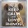 Keep Calm and Love Rhinos - Small Coaster
