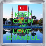 Keep Calm and Love Istanbul - Small Coaster