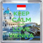 Keep Calm and Love Vienna - Small Coaster